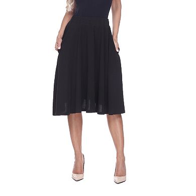 Women's Knee Length Flared Skirt