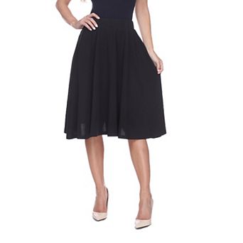 Women's Knee Length Flared Skirt