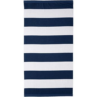 Lands' End Cabana Stripe Beach Towel