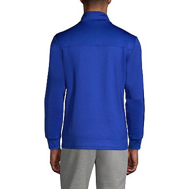 Men's Lands' End School Uniform Quarter Zip Pullover Sweatshirt