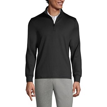 Men's Lands' End School Uniform Quarter Zip Pullover Sweatshirt