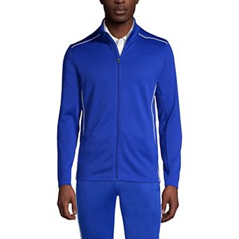 Men's Lands' End School Uniform Active Zip-Up Track Jacket