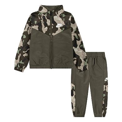 Baby & Toddler Boys Nike Camo Dri-FIT Full-Zip Jacket and Sweatpants 2-Piece Set