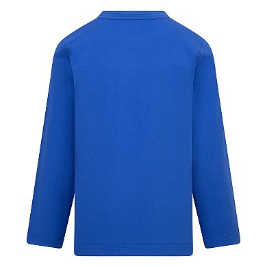 Boys 4-7 Nike "Just Do It." Textured Dri-FIT Long Sleeve T-shirt