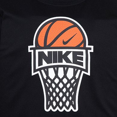 Boys 4-7 Nike Basketball Badge Dri-FIT Long Sleeve T-shirt