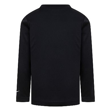 Boys 4-7 Nike Basketball Badge Dri-FIT Long Sleeve T-shirt