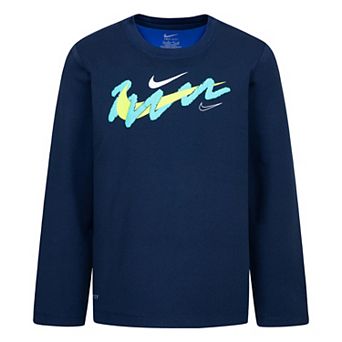 Boys 4-7 Nike Swoosh Dri-FIT Long Sleeve T-shirt