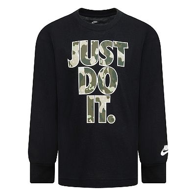 Boys 4 7 Nike Camo Long Sleeve T shirt