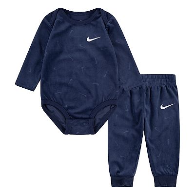 Jeans Nike Bodysuit Outfit Newborn Baby Nike Velour Long Sleeve