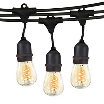 Brightech Ambience Pro 48ft Indoor/outdoor Led String Lights With Spiral Buls