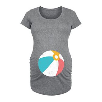 Maternity Beach Ball Graphic Tee