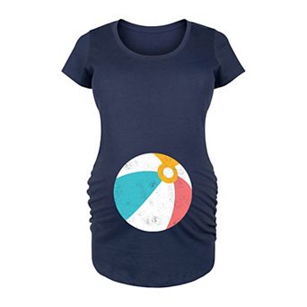 Maternity Beach Ball Graphic Tee