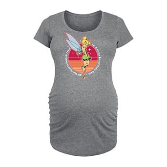 Disney's Peter Pan Maternity Faith Trust Pixie Dust Graphic Tee
