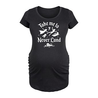 Disney's Peter Pan Maternity Take Me To Never Land Graphic Tee