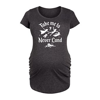 Disney's Peter Pan Maternity Take Me To Never Land Graphic Tee