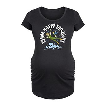 Disney's Peter Pan Maternity Think Happy Thoughts Graphic Tee