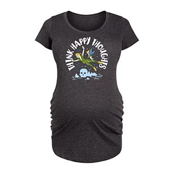 Disney's Peter Pan Maternity Think Happy Thoughts Graphic Tee