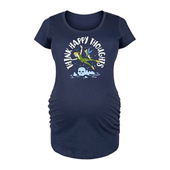 Disney's Peter Pan Maternity Think Happy Thoughts Graphic Tee