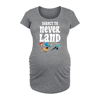 Disney's Peter Pan Maternity Direct To Neverland Graphic Tee