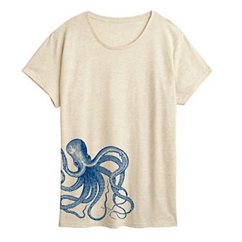 Plus Octopus Side Hit Graphic Tee