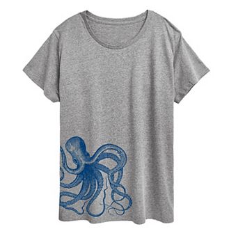 Plus Octopus Side Hit Graphic Tee