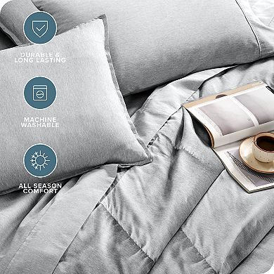 Ultra Soft Heathered Complete Bedding Set