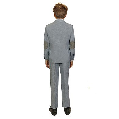 Gioberti Kid's Linen Suit Set Jacket And Dress Pants