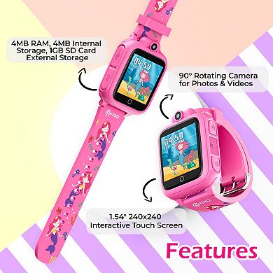 Contixo Kw1: Kids Smart Watch, 14 Games, Hd Touch Screen, Camera, Video & Audio