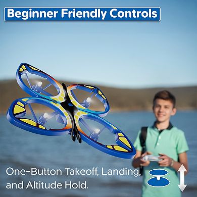 Contixo Rc Butterfly Mini Drone With Colorful Lights