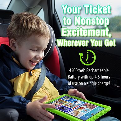 Contixo 10" Android Kids 32 Gb Tablet (2024 Model), With 80 Disney Storybooks, Kid-proof Case K102