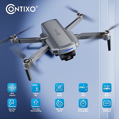 Contixo F28 Pro Gps Foldable Drone With 4k Camera