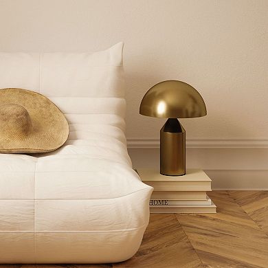 Brightech Venus 9.5" Glass Contemporary Led Table Lamp With Dimmer
