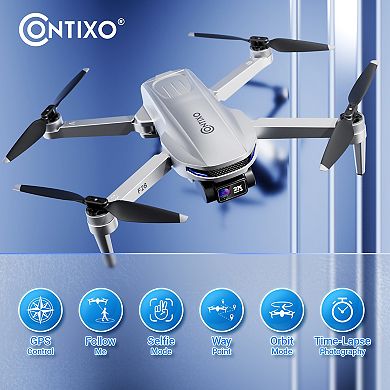 Contixo F28 Gps Foldable Drone With 2k Camera And Brushless Motor