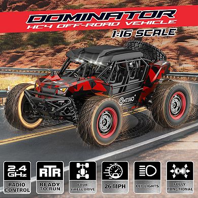 Contixo Hc4 Rc Remote Control Off-road 4wd Utv - 1:16 Scale