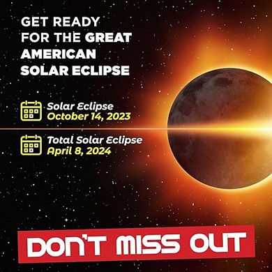 Solar Eclipse Glasses - Solar Filters Glasses With Solar Safe Technology, Nasa Approved 2024 2-pack