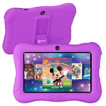 Contixo 7" Android Kids 32GB Tablet (2024 Model), Includes 50+ Disney Storybooks, Protective Case