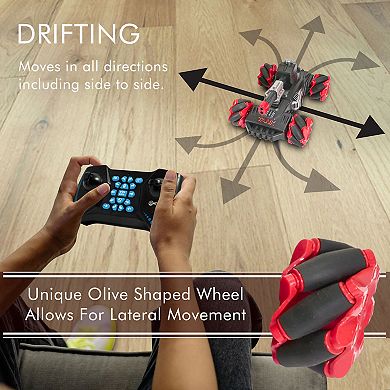 Contixo Remote Control Battle Tanks with Lighting Effect and Spray, offering 30 minutes of playtime
