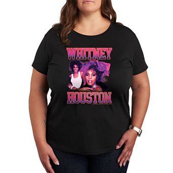Plus Whitney Houston Vintage Graphic Tee