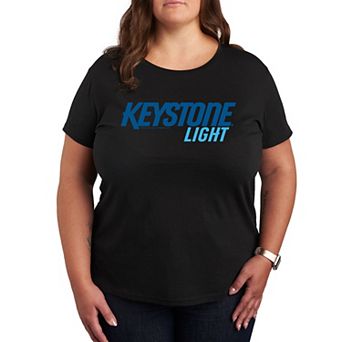 Plus Keystone Light Logo Graphic Tee