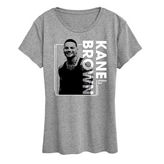 Women's Kane Brown White Lines Graphic Tee