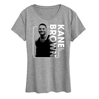 Women's Kane Brown White Lines Graphic Tee