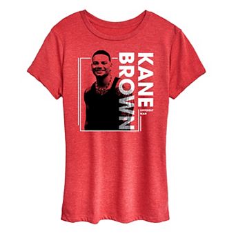 Women's Kane Brown White Lines Graphic Tee