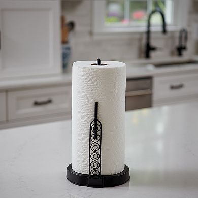 Spectrum Scroll Tension Paper Towel Holder