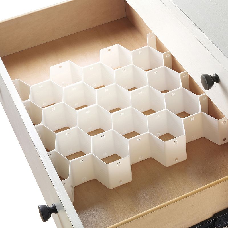 Sonoma Goods For Life® Honeycomb Drawer Organizer, Bright White