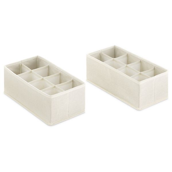 Sonoma Goods For Life® Set of 2 Drawer Organizers - Linen