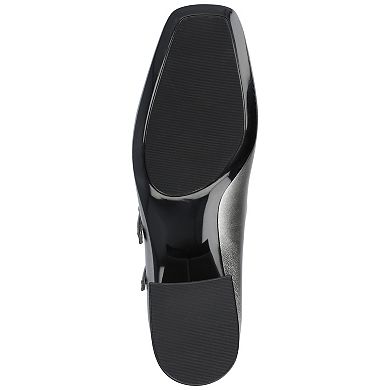 Journee Collection Nally Women's Tru Comfort Foam Faux Leather Mary Jane Pumps