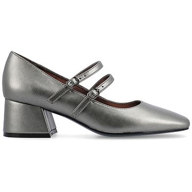 Journee Nally Women's Tru Comfort Foam Faux Leather Mary Jane Pumps