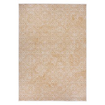 World Rug Gallery Contemporary Flowers Weather Resistant Indoor/Outdoor Area Rug