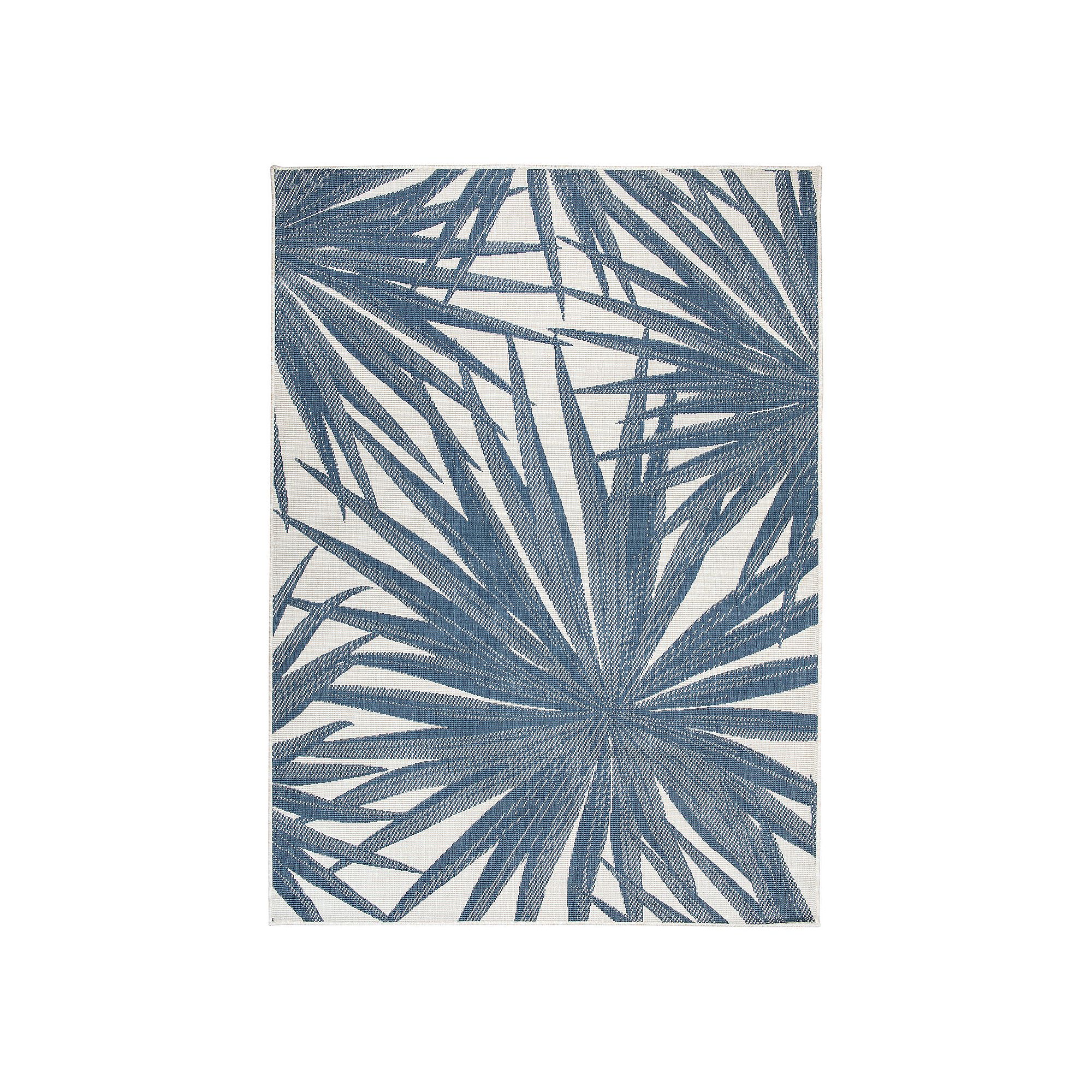 World Rug Gallery Tropical Leaves Nature Inspired Indoor/Outdoor Area Rug, 