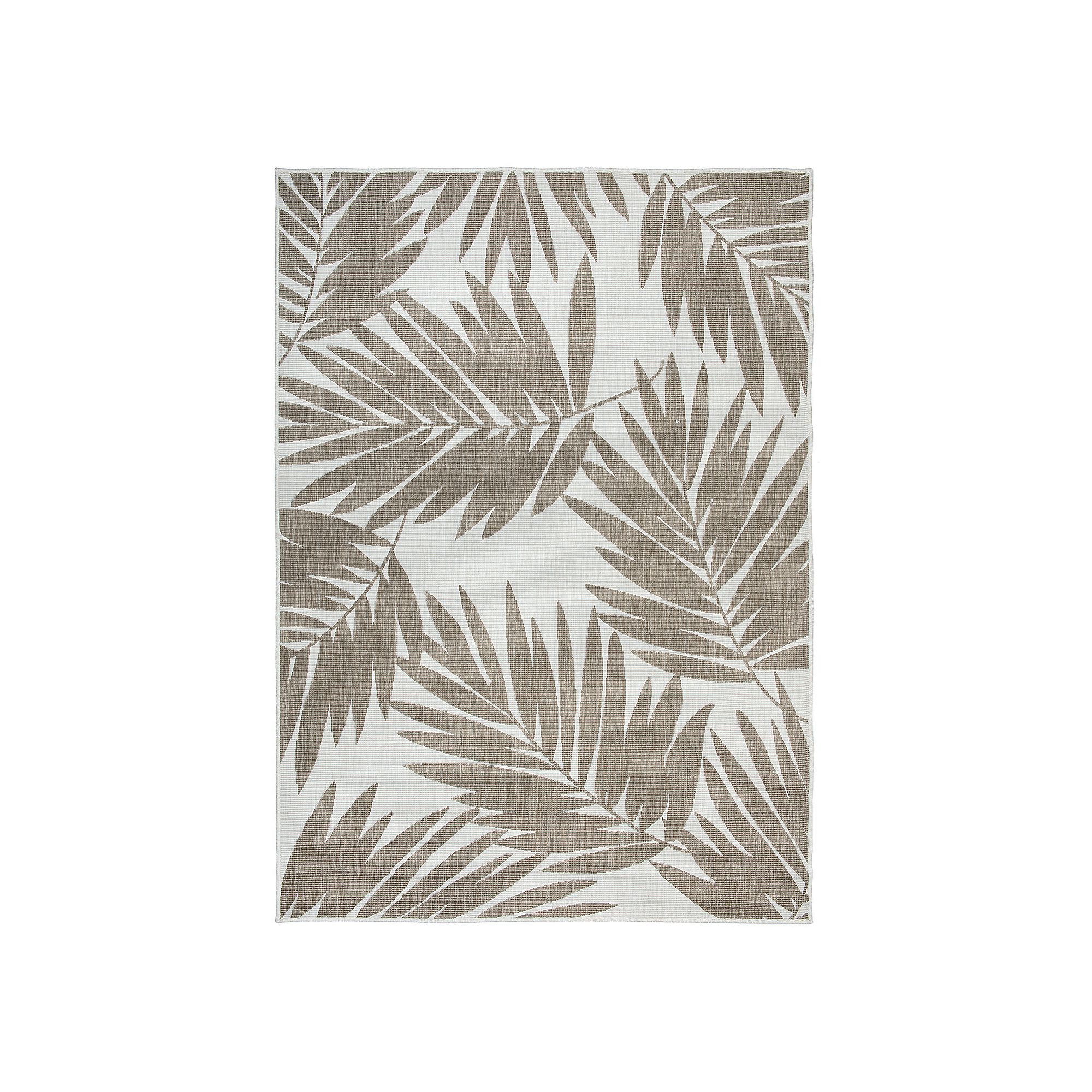 World Rug Gallery Contemporary Floral Leaves Nature Inspired Indoor/Outdoor